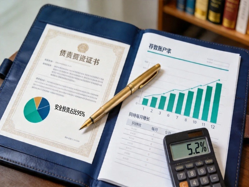 稳健投资配图 - 低风险理财产品特点与收益对比