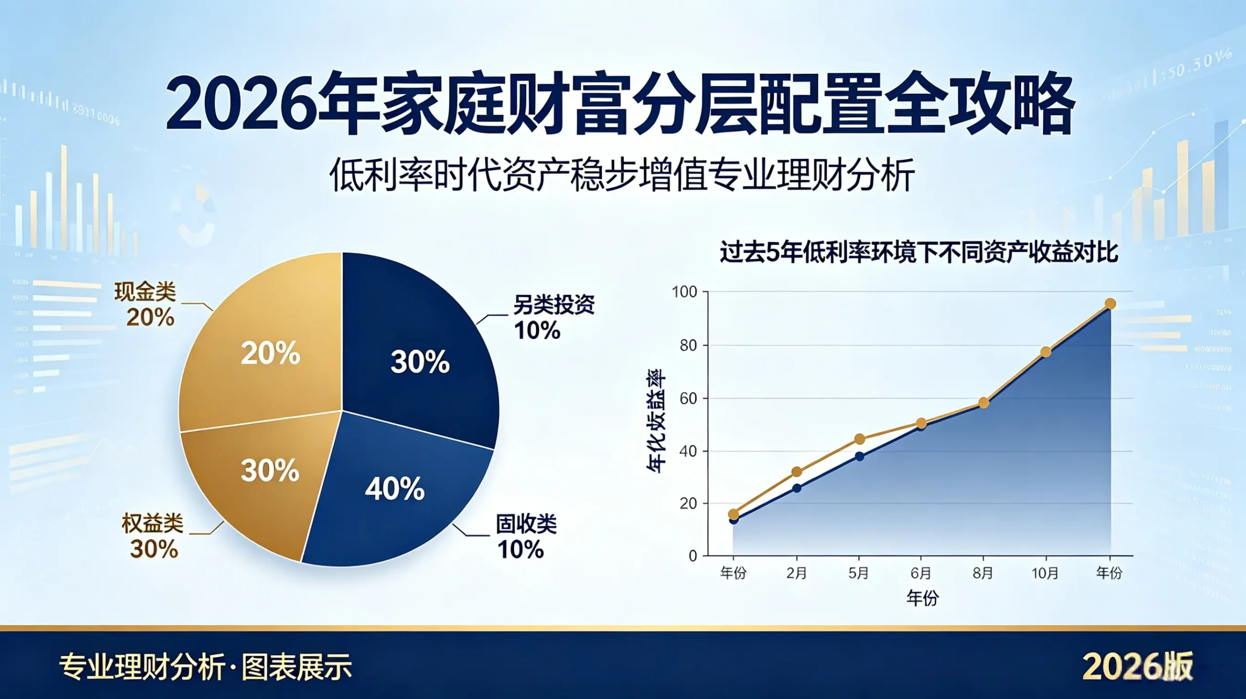 2026 年家庭财富分层配置攻略，专业金融分析图表。