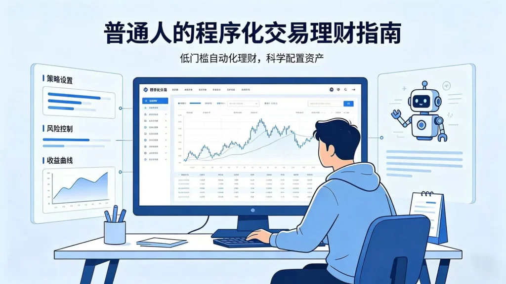 普通人量化投资程序化交易原理策略风控仓位管理理财知识图解
