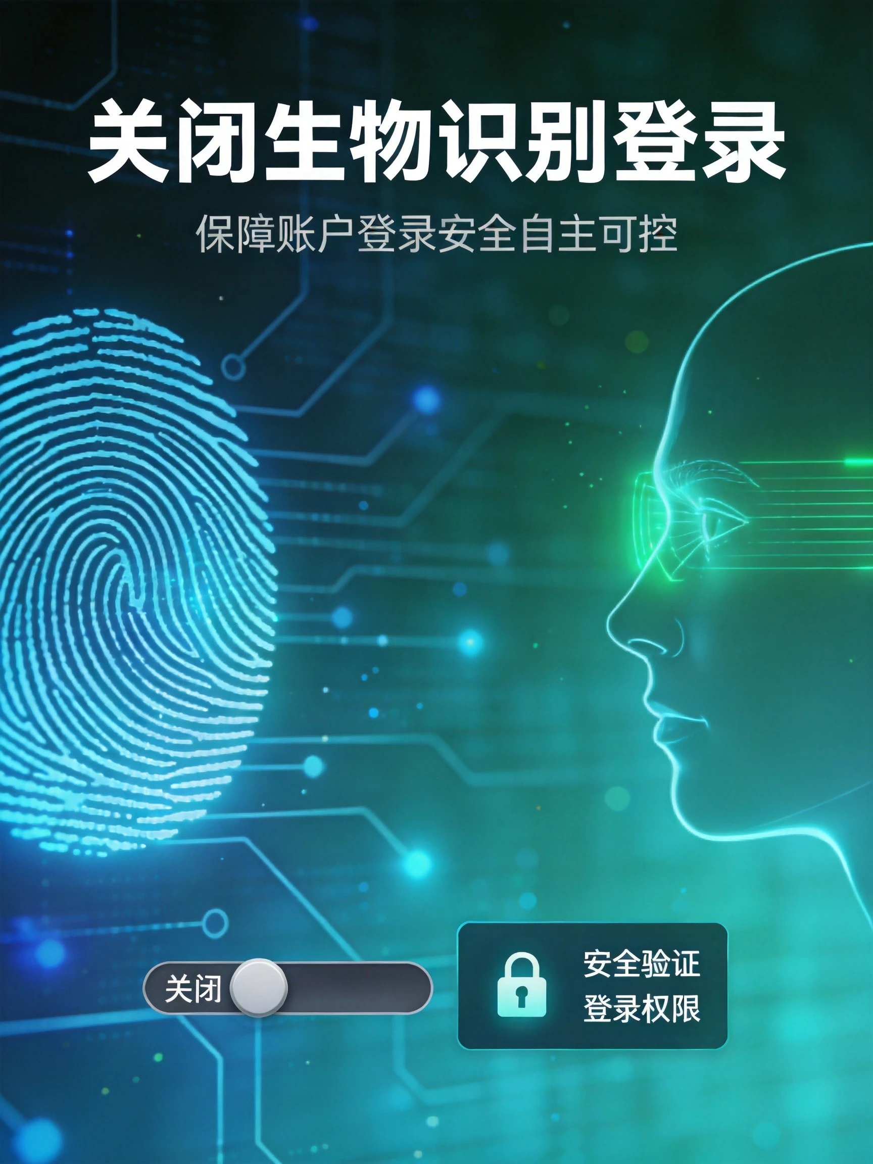 币安如何关闭生物识别登录
