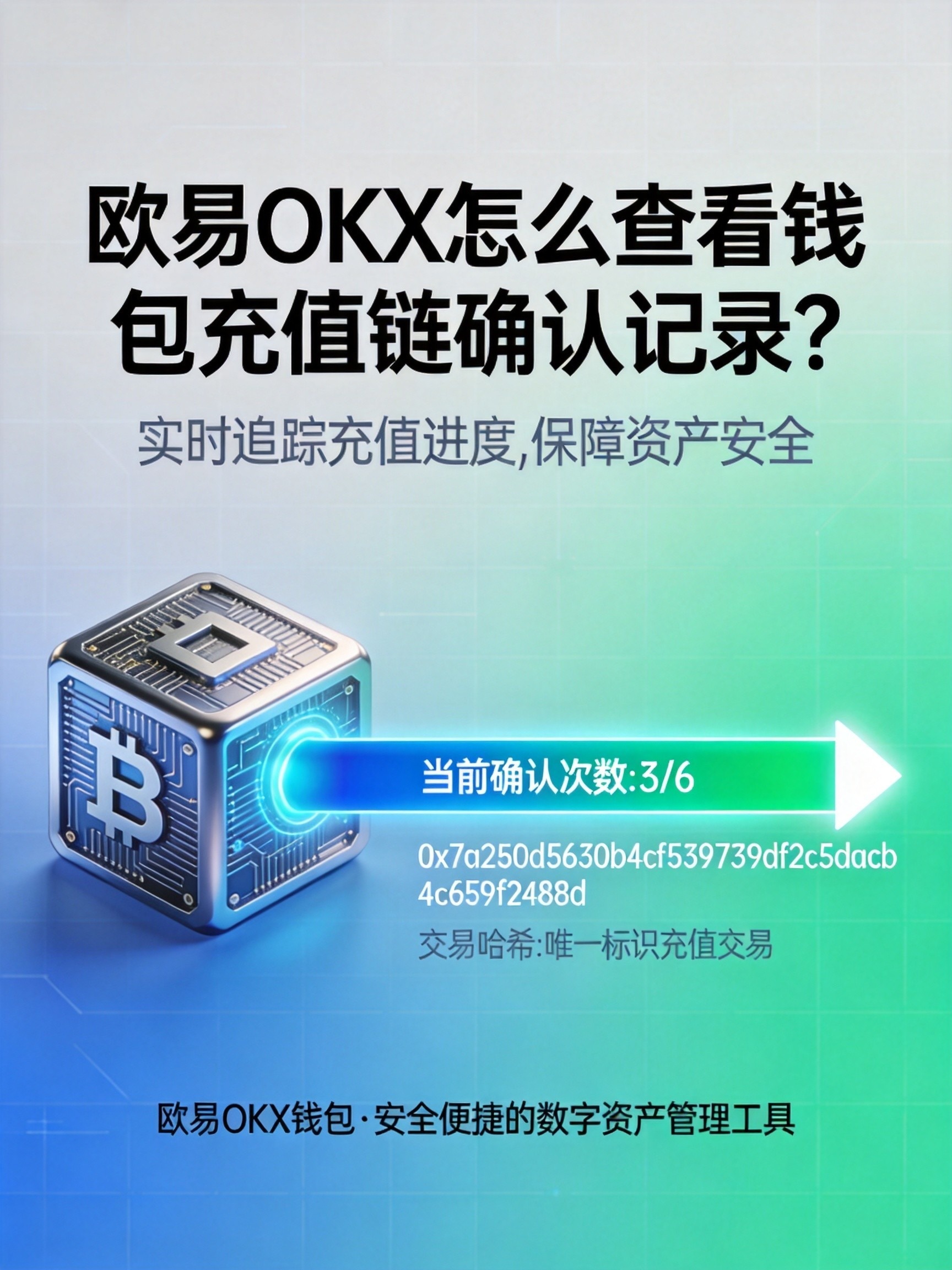 欧易OKX怎么查看钱包充值链确认记录?