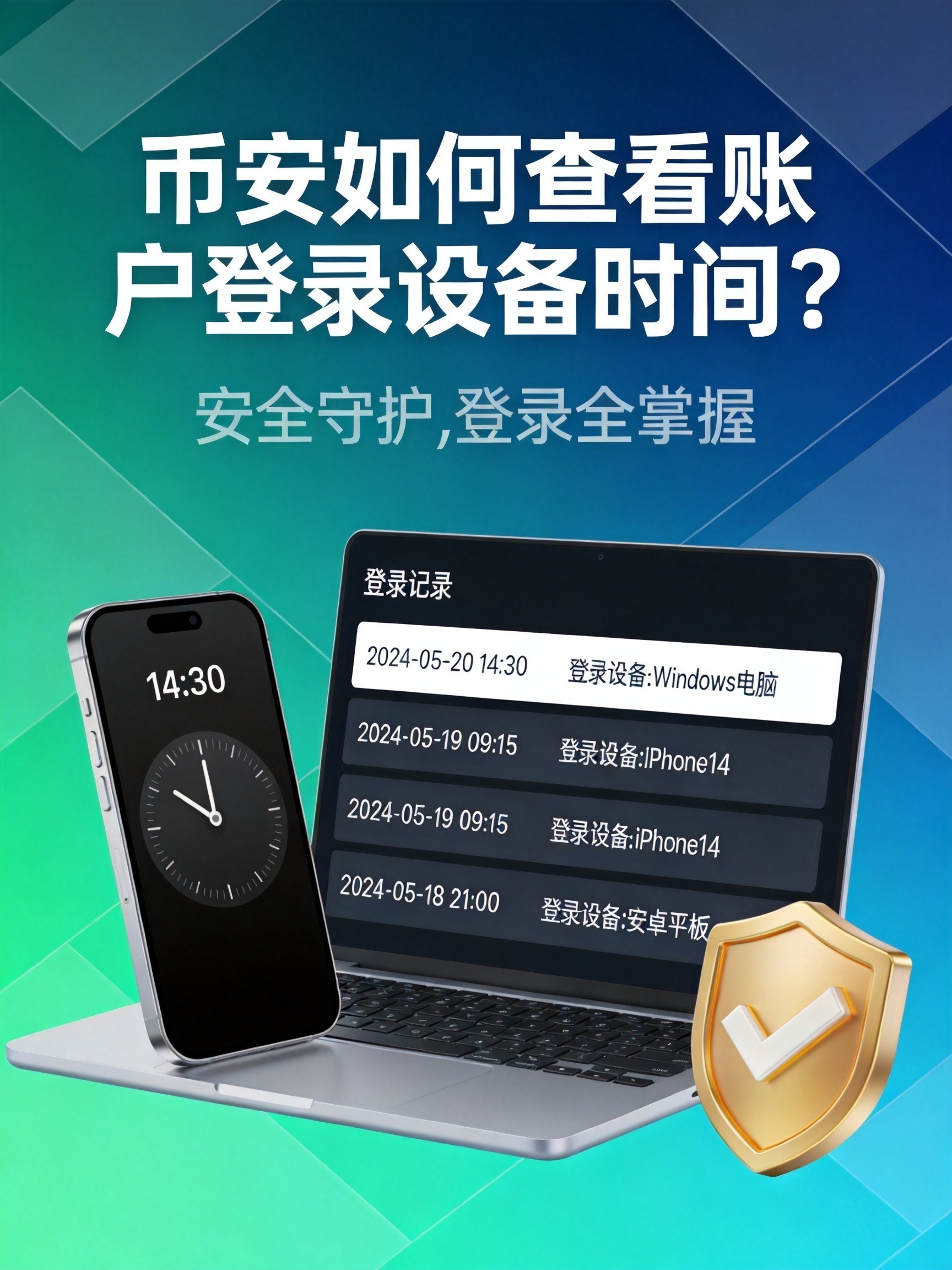 币安如何查看账户登录设备时间?