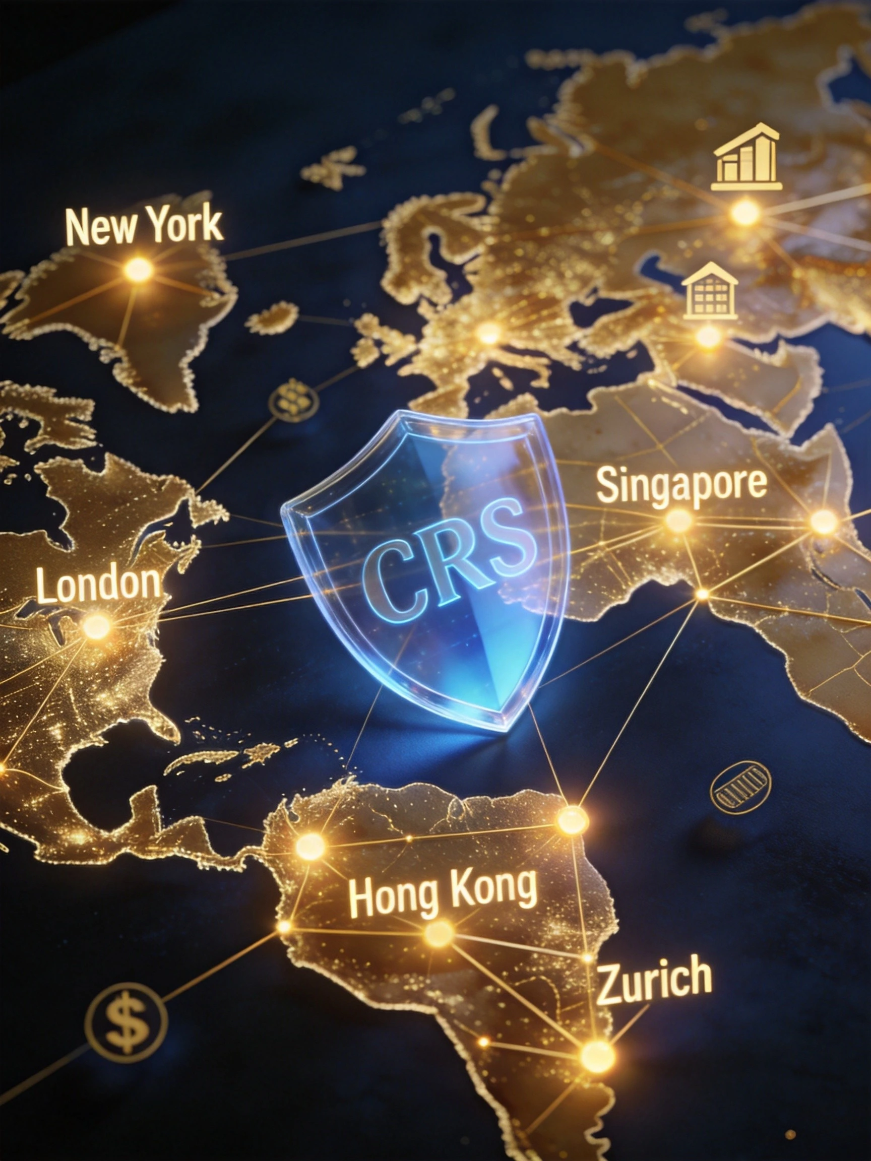 海外资产配置:CRS合规框架下的全球金融网络与跨境布局